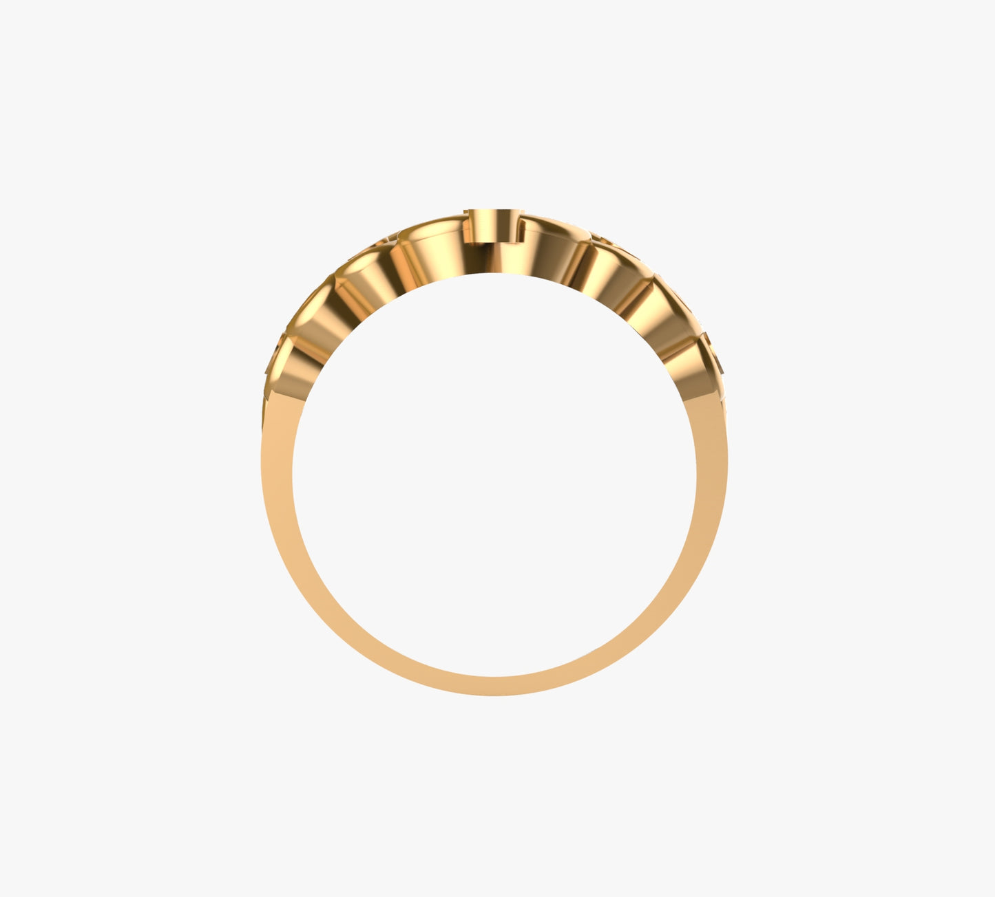 Anillo de Quinceañera de Oro de 18k con Corazón