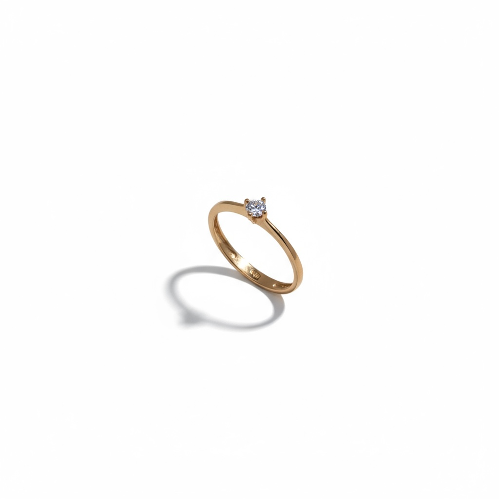 Anillo de Compromiso en Oro 18K | Joyeria Colombiana Lucigo