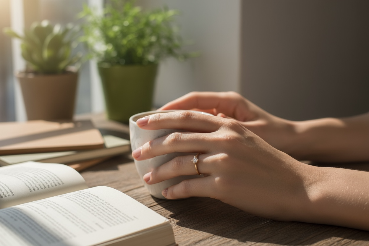 Anillo de Compromiso en Oro 18K | Joyeria Colombiana Lucigo