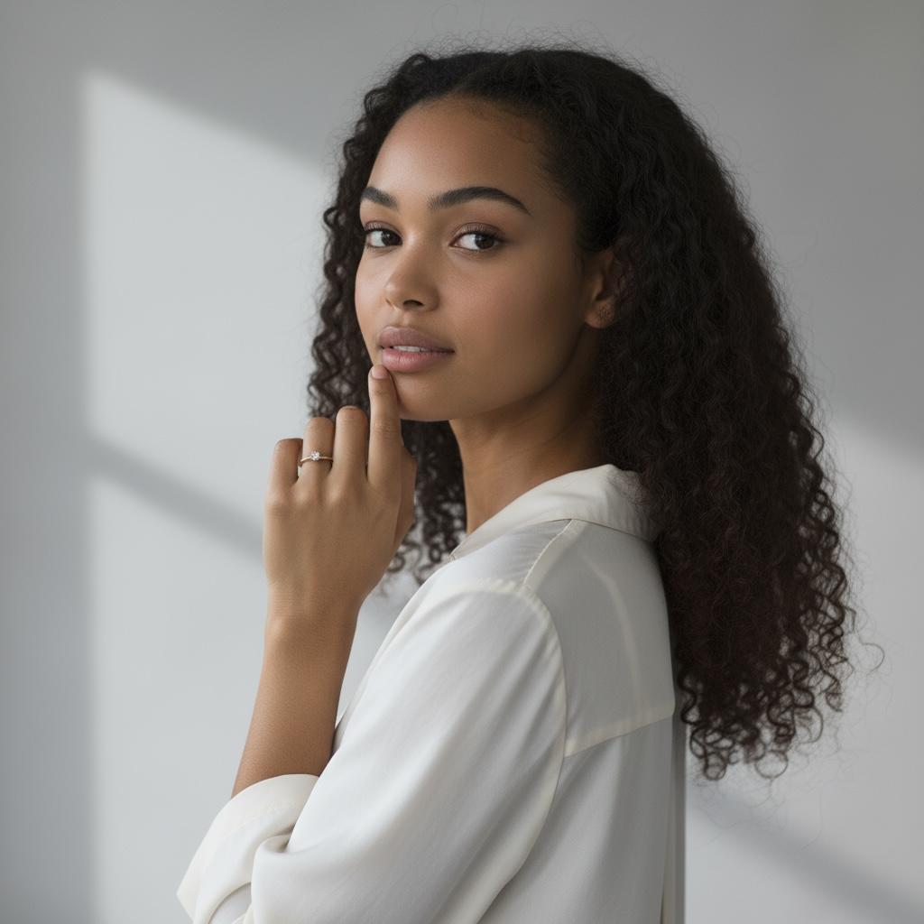 Anillo de Compromiso en Oro 18K | Joyeria Colombiana Lucigo