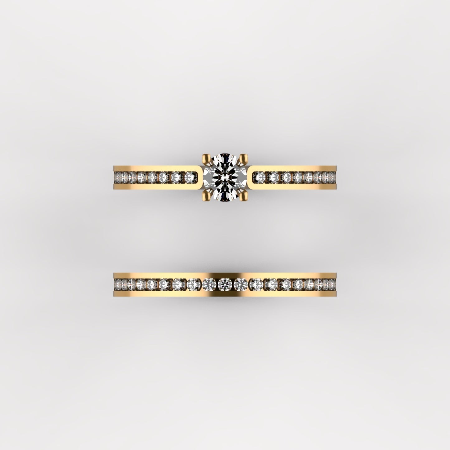 Sparklin Angel Gold Ring