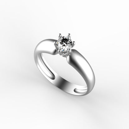 Central & Crown Gold Ring