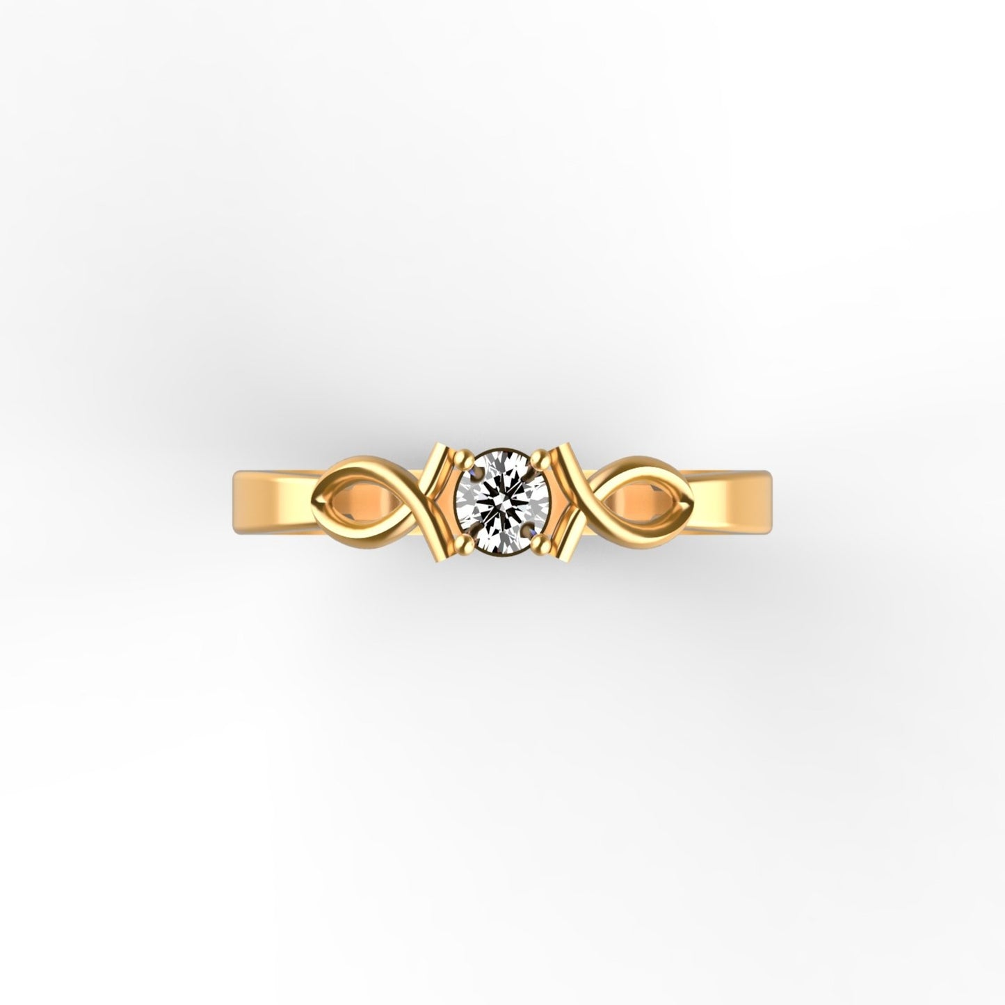 Dazzling Luxury Gold Ring