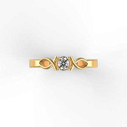 Dazzling Luxury Gold Ring