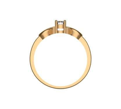 Dazzling Luxury Gold Ring